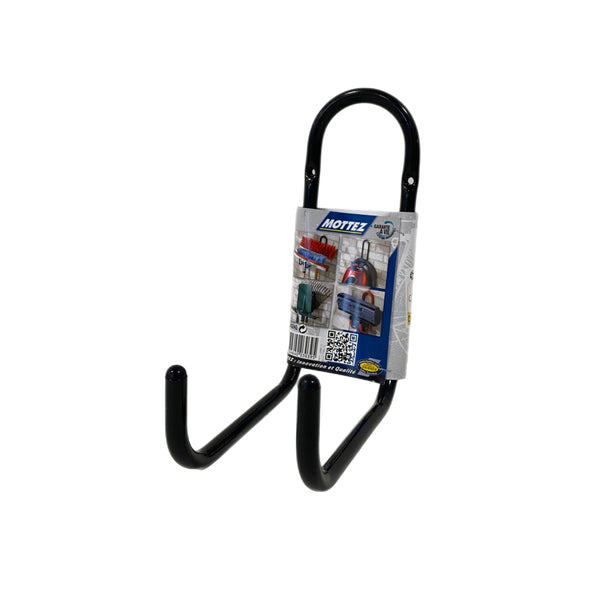 DOUBLE HOOK 165MM X 10MM BLACK 80KG